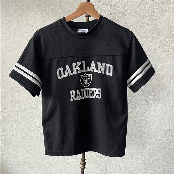 NFL Team Apparel Raiders Jersey Youth Medium - Picture 1 of 3